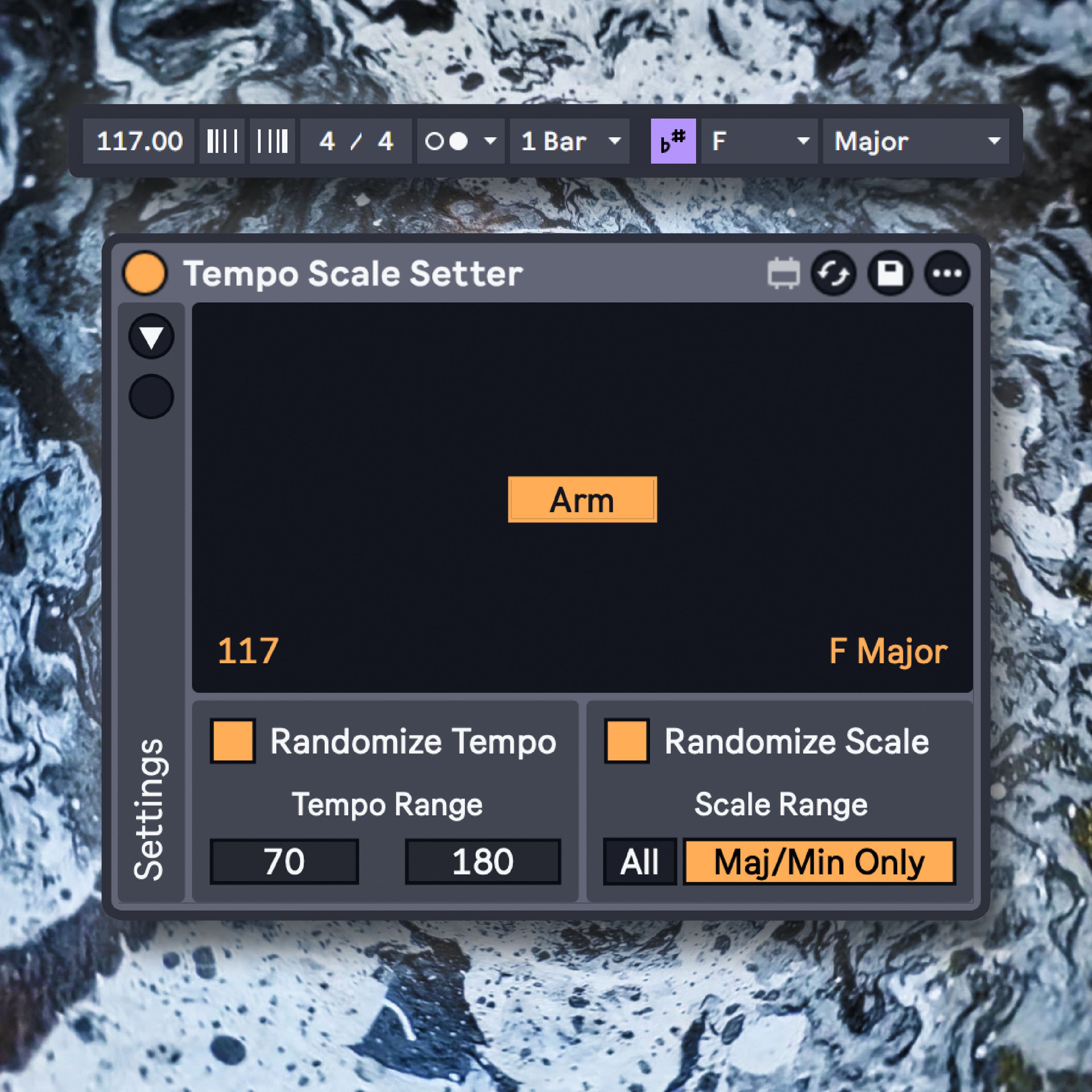 Tempo Scale Setter